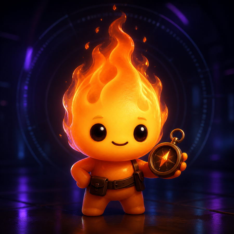 3D portrait of Ember, Momentum scout